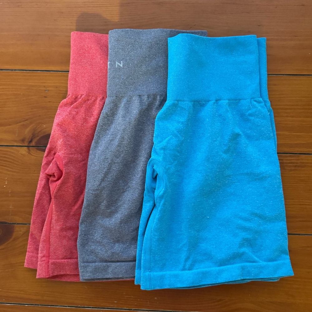 NVGTN seamless shorts - bundle of 3